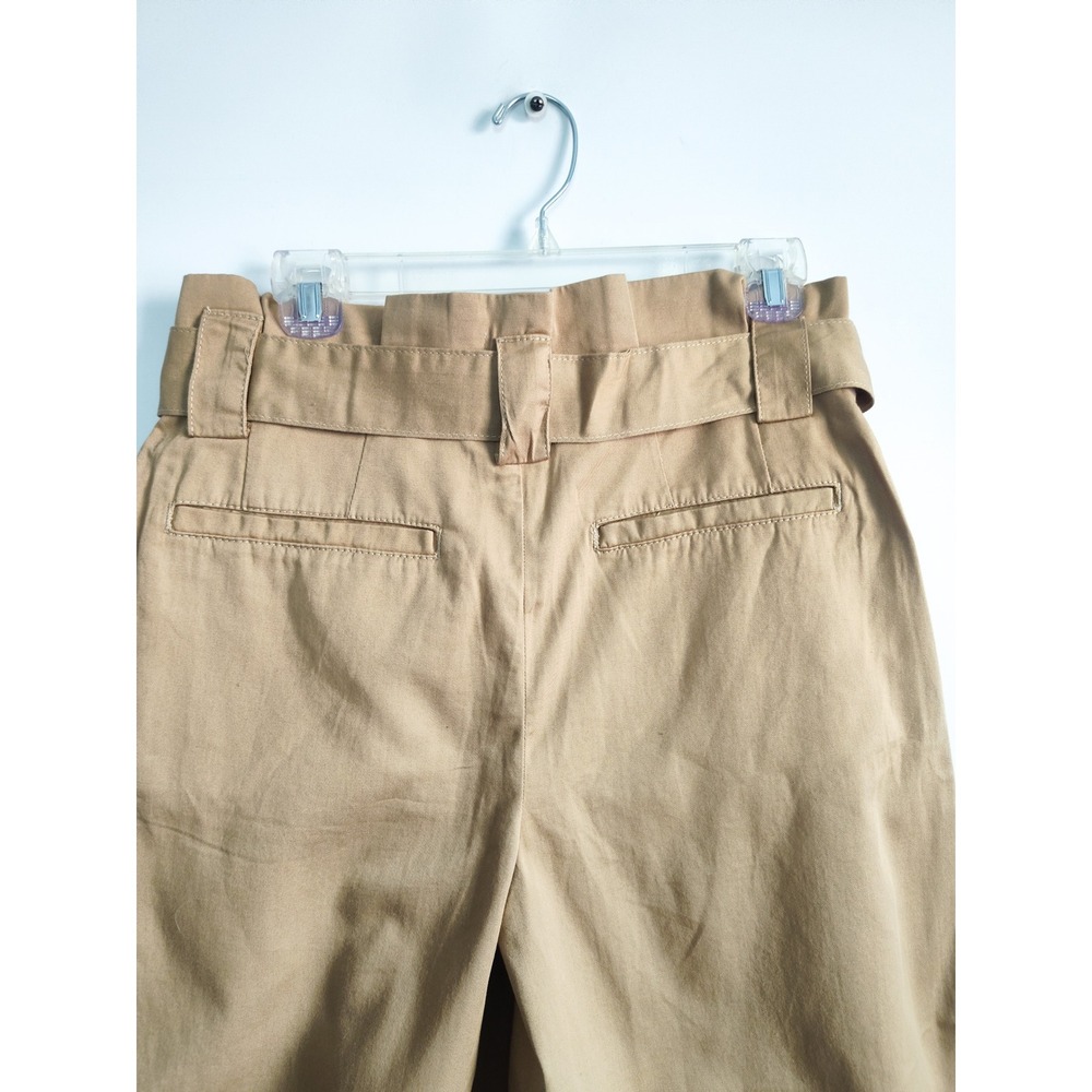 New Maeve Anthropologie Pants 6 Wide Leg Cropped High Rise Paperbag Culottes NWT - Picture 9 of 9